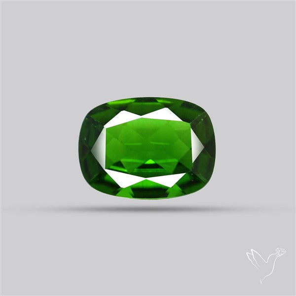 Chrome Diopise Faceted Fine Gemstone