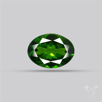 Chrome Diopise Faceted Fine Gemstone