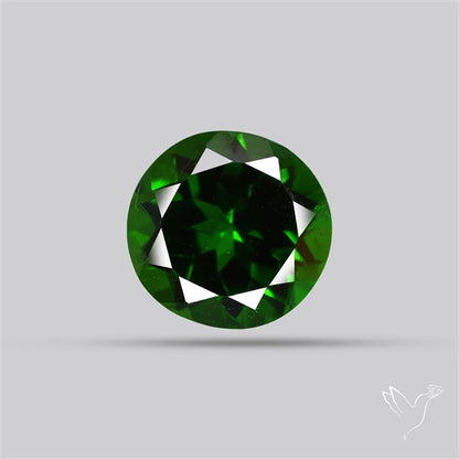 Chrome Diopise Faceted Fine Gemstone
