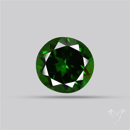 Chrome Diopise Faceted Fine Gemstone