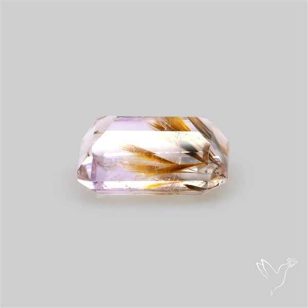 Faceted Cacoxenite Super Seven Amethyst Small