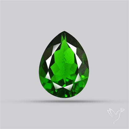 Chrome Diopise Faceted Fine Gemstone