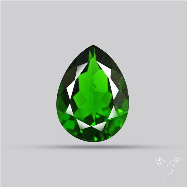 Chrome Diopise Faceted Fine Gemstone