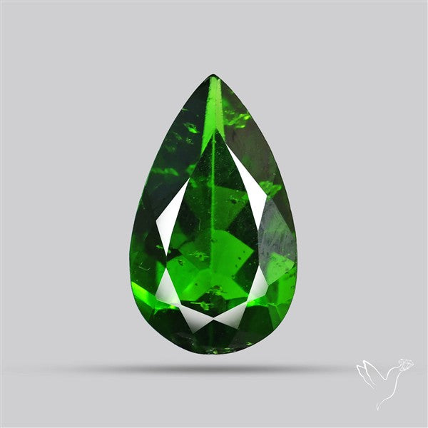 Chrome Diopise Faceted Fine Gemstone