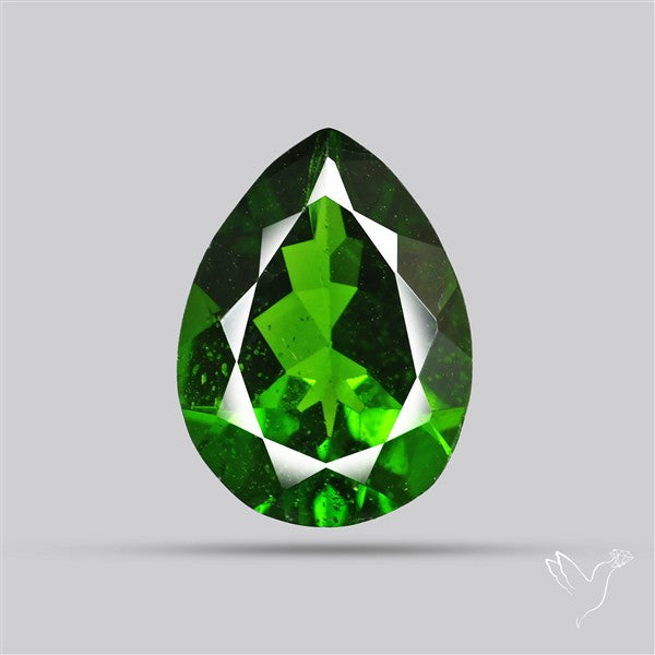Chrome Diopise Faceted Fine Gemstone