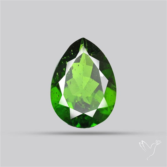 Chrome Diopise Faceted Fine Gemstone