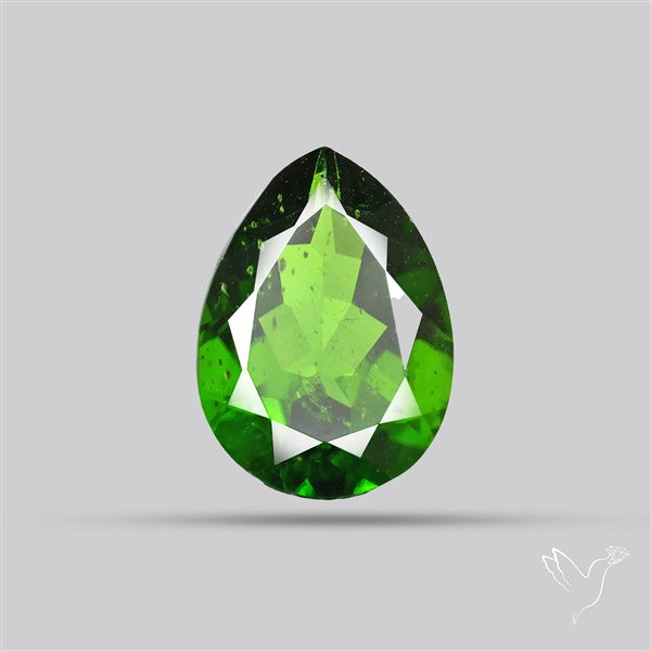 Chrome Diopise Faceted Fine Gemstone