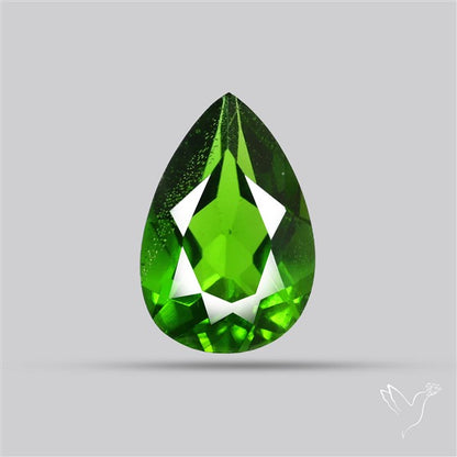 Chrome Diopise Faceted Fine Gemstone
