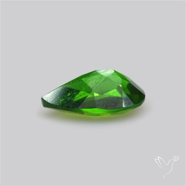 Chrome Diopise Faceted Fine Gemstone