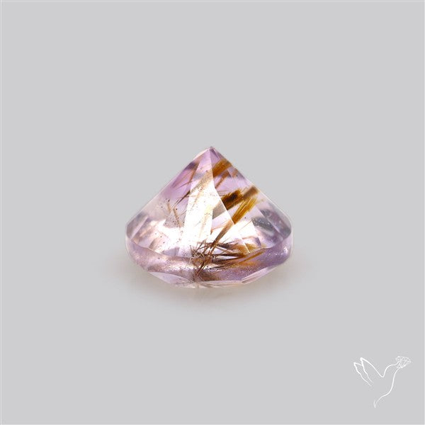 Faceted Cacoxenite Super Seven Amethyst Small