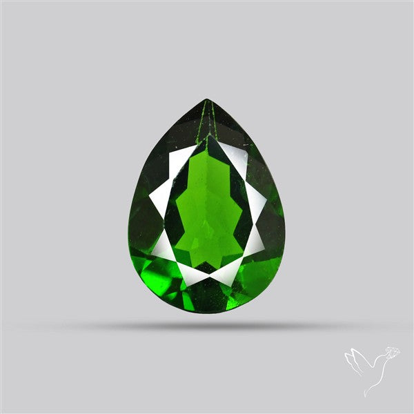 Chrome Diopise Faceted Fine Gemstone