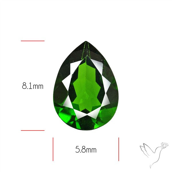 Chrome Diopise Faceted Fine Gemstone