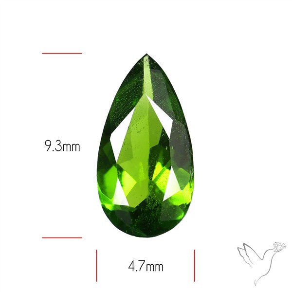 Chrome Diopise Faceted Fine Gemstone