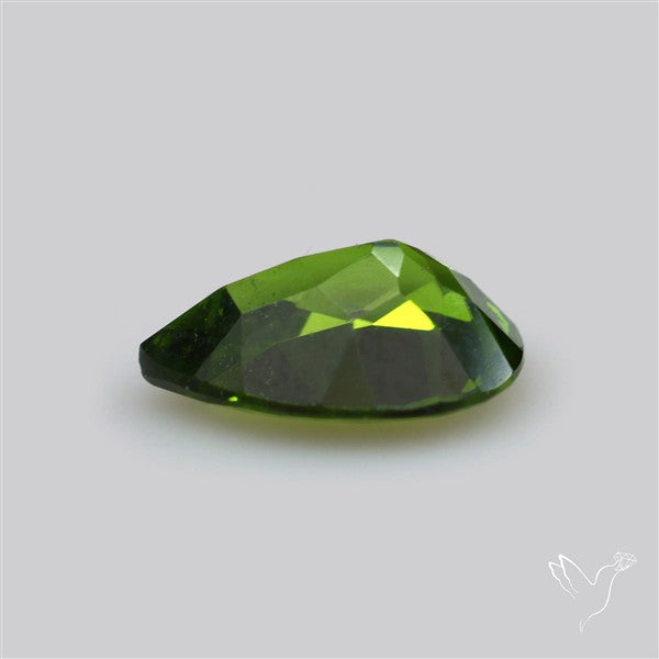 Chrome Diopise Faceted Fine Gemstone