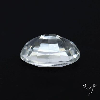 Himalayan Clear Crystal Quartz Faceted Fine Gemstone