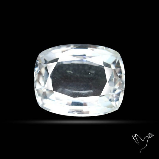 Himalayan Clear Crystal Quartz Faceted Fine Gemstone