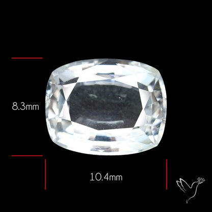 Himalayan Clear Crystal Quartz Faceted Fine Gemstone