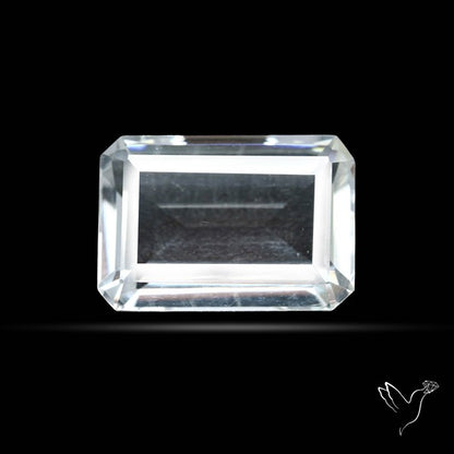 Himalayan Clear Crystal Quartz Faceted Fine Gemstone