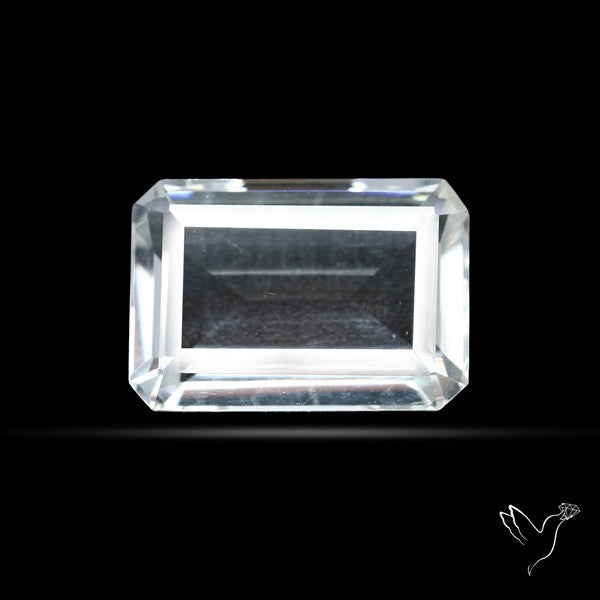 Himalayan Clear Crystal Quartz Faceted Fine Gemstone