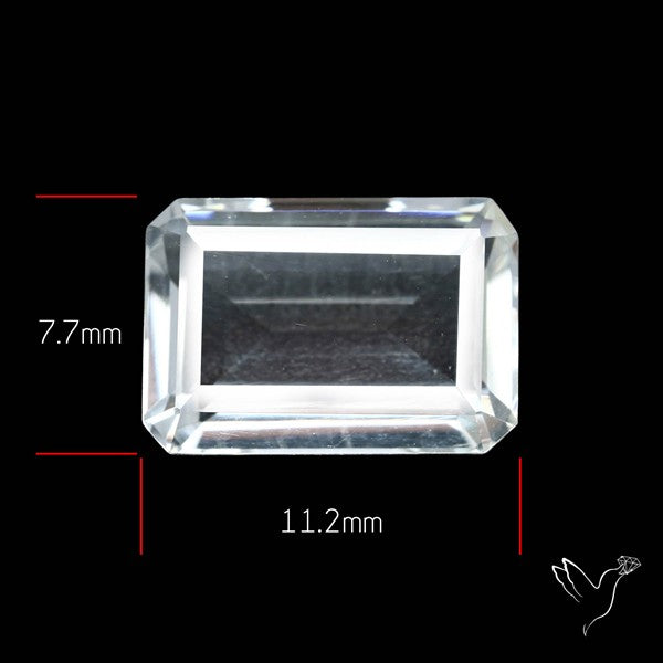Himalayan Clear Crystal Quartz Faceted Fine Gemstone
