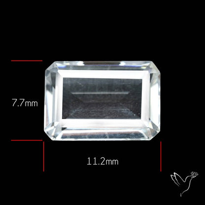 Himalayan Clear Crystal Quartz Faceted Fine Gemstone