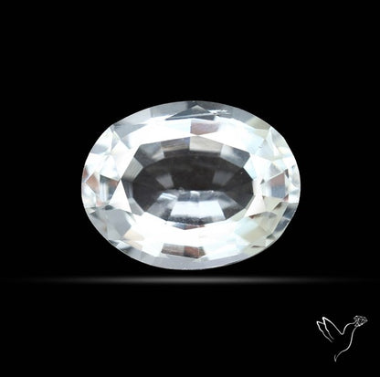 Himalayan Clear Crystal Quartz Faceted Fine Gemstone
