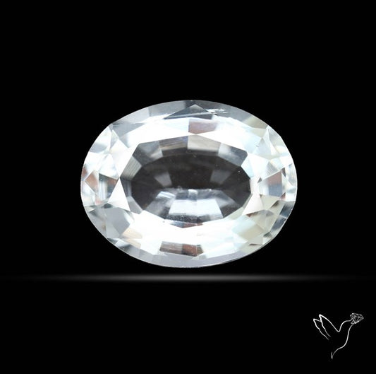 Himalayan Clear Crystal Quartz Faceted Fine Gemstone