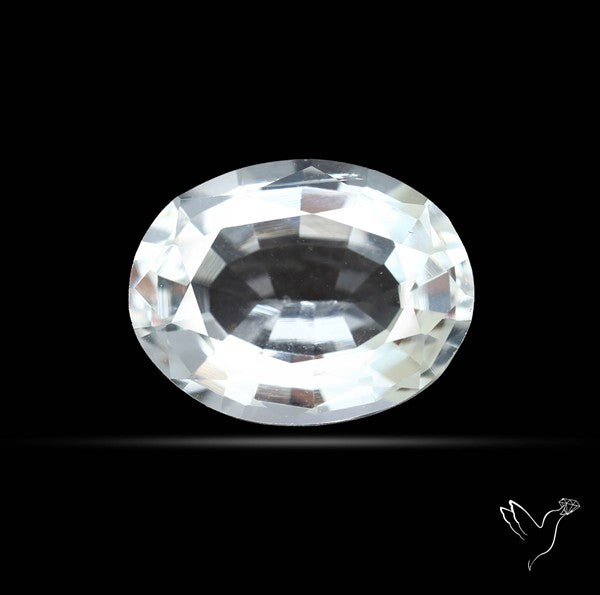 Himalayan Clear Crystal Quartz Faceted Fine Gemstone