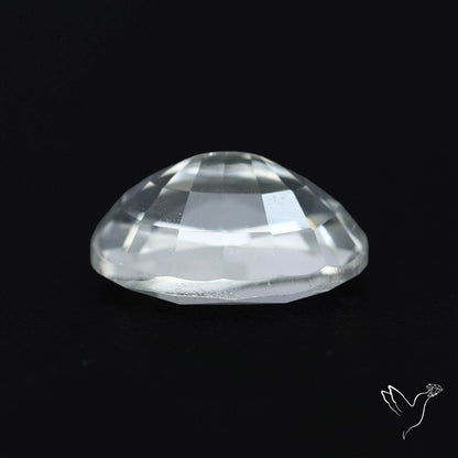 Himalayan Clear Crystal Quartz Faceted Fine Gemstone