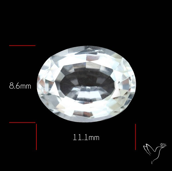 Himalayan Clear Crystal Quartz Faceted Fine Gemstone