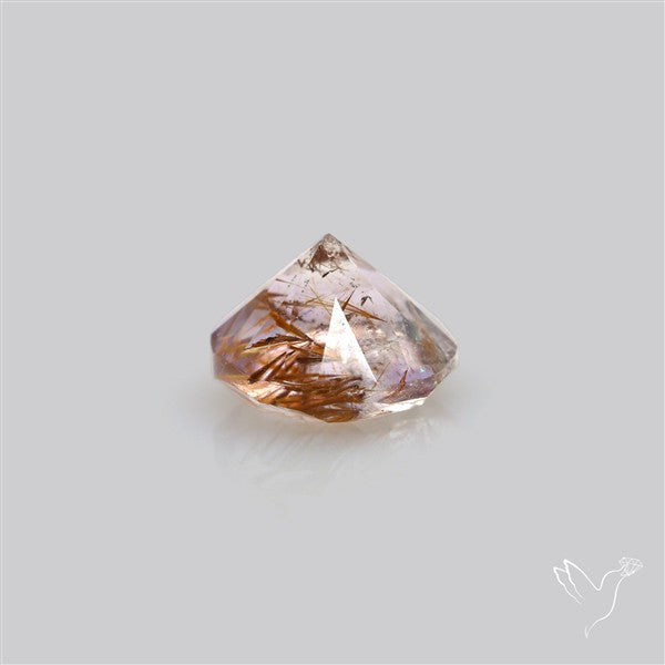 Faceted Cacoxenite Super Seven Amethyst Small