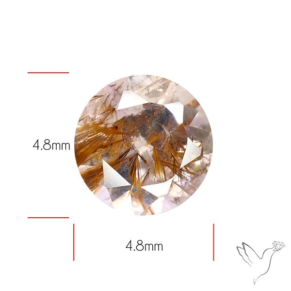 Faceted Cacoxenite Super Seven Amethyst Small