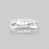 Rare Pyrite and Iron Included Quartz Cabochon