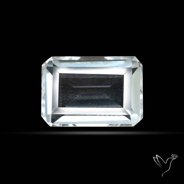 Himalayan Clear Crystal Quartz Faceted Fine Gemstone