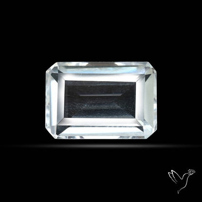 Himalayan Clear Crystal Quartz Faceted Fine Gemstone