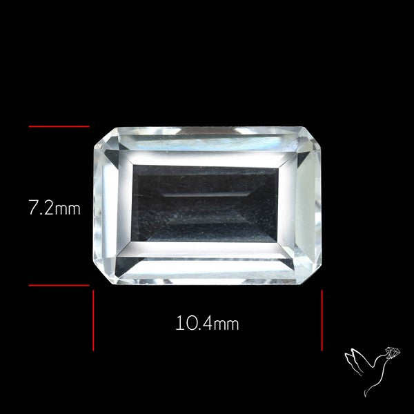 Himalayan Clear Crystal Quartz Faceted Fine Gemstone