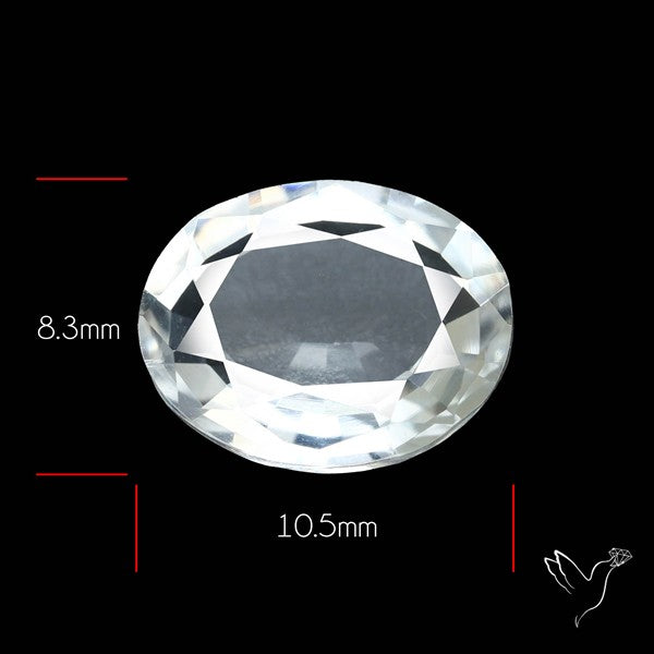 Himalayan Clear Crystal Quartz Faceted Fine Gemstone