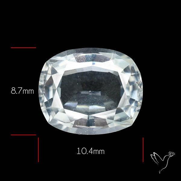 Himalayan Clear Crystal Quartz Faceted Fine Gemstone