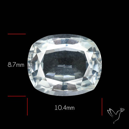 Himalayan Clear Crystal Quartz Faceted Fine Gemstone