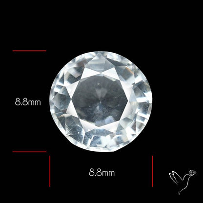 Himalayan Clear Crystal Quartz Faceted Fine Gemstone