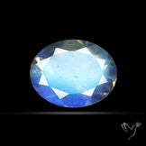 Indian Rainbow Moonstone Faceted Fine Gemstone High Grade