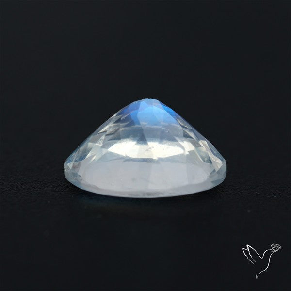 Indian Rainbow Moonstone Faceted Fine Gemstone High Grade