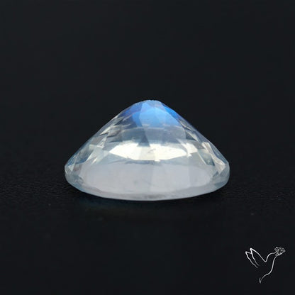Indian Rainbow Moonstone Faceted Fine Gemstone High Grade