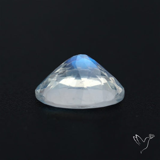 Indian Rainbow Moonstone Faceted Fine Gemstone High Grade