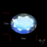 Indian Rainbow Moonstone Faceted Fine Gemstone High Grade