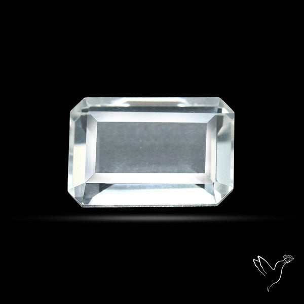 Himalayan Clear Crystal Quartz Faceted Fine Gemstone