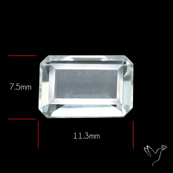 Himalayan Clear Crystal Quartz Faceted Fine Gemstone