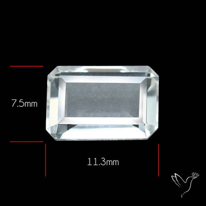 Himalayan Clear Crystal Quartz Faceted Fine Gemstone