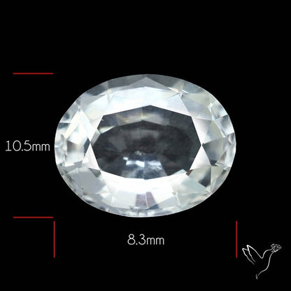 Himalayan Clear Crystal Quartz Faceted Fine Gemstone