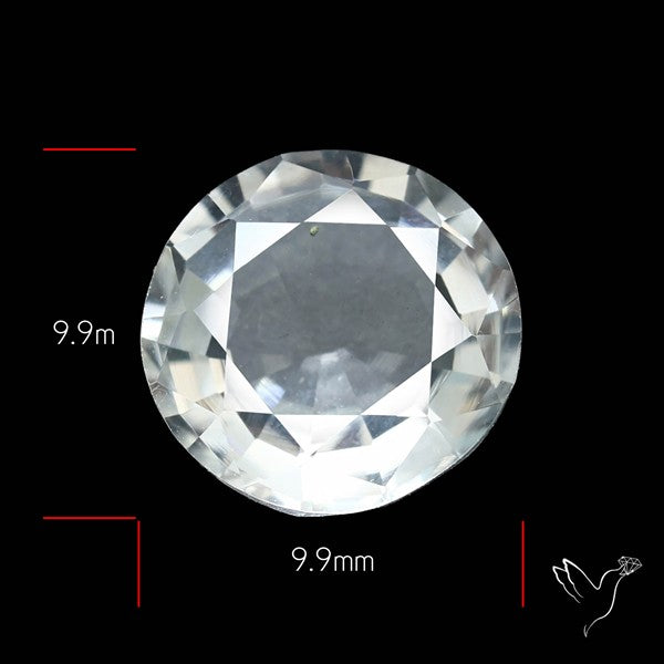 Himalayan Clear Crystal Quartz Faceted Fine Gemstone